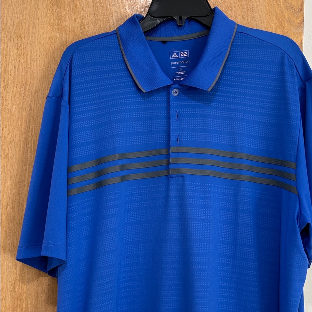 Blue Men's Polo Shirt ADIDAS Pure Motion xl